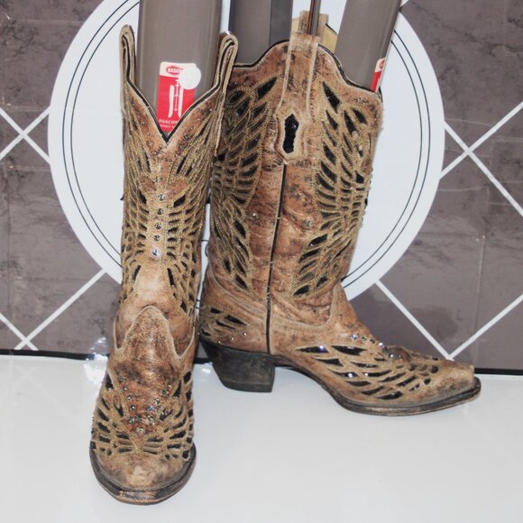 Corral | Shoes | Ladies Corral Western Boots 7 Brownblack | Poshmark